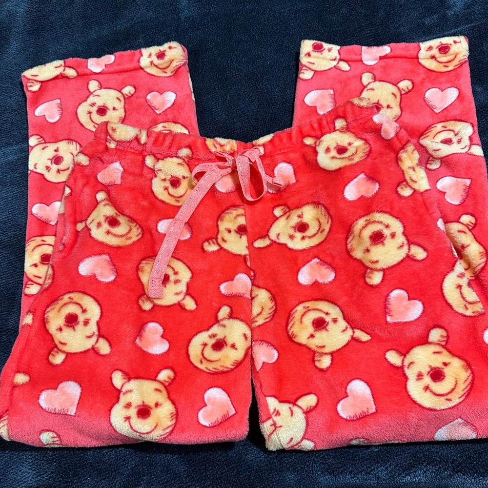 Disney Winnie the Pooh Pajama Bottoms size Medium Ladies